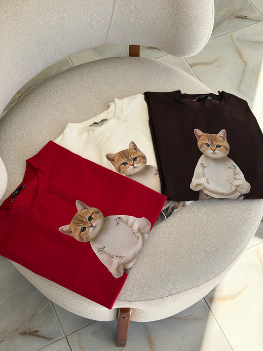 Cat lover sweat shirt