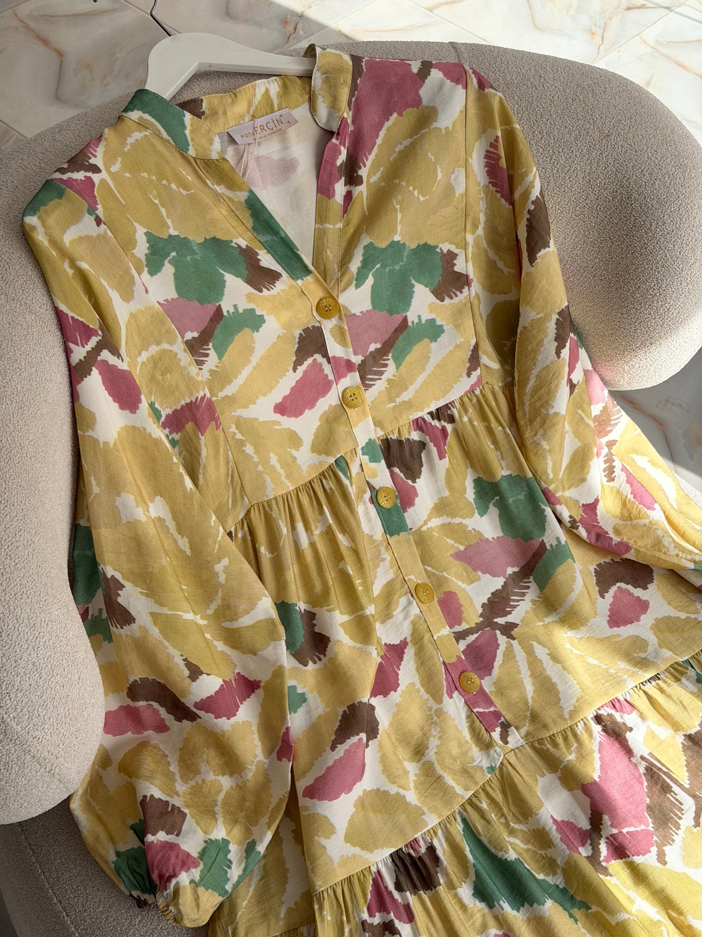 Summer dress (tropical mosaic)
