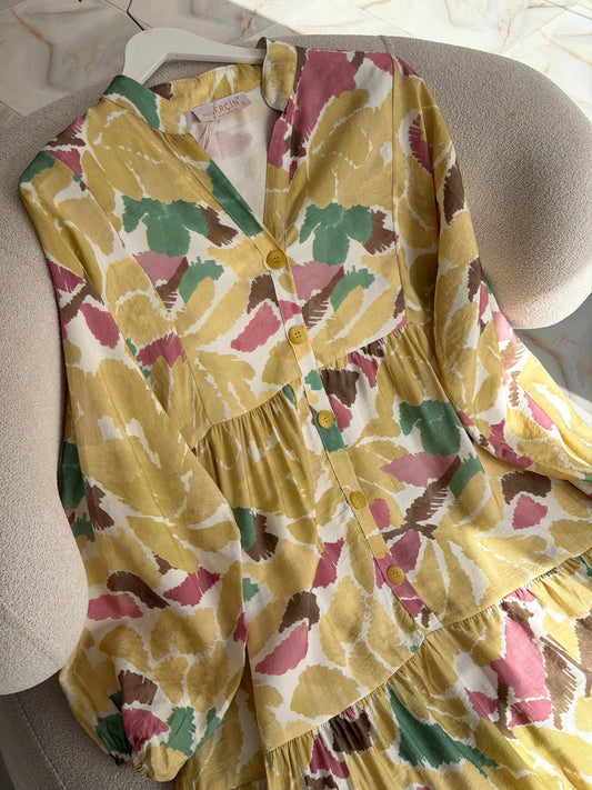 Summer dress (tropical mosaic)