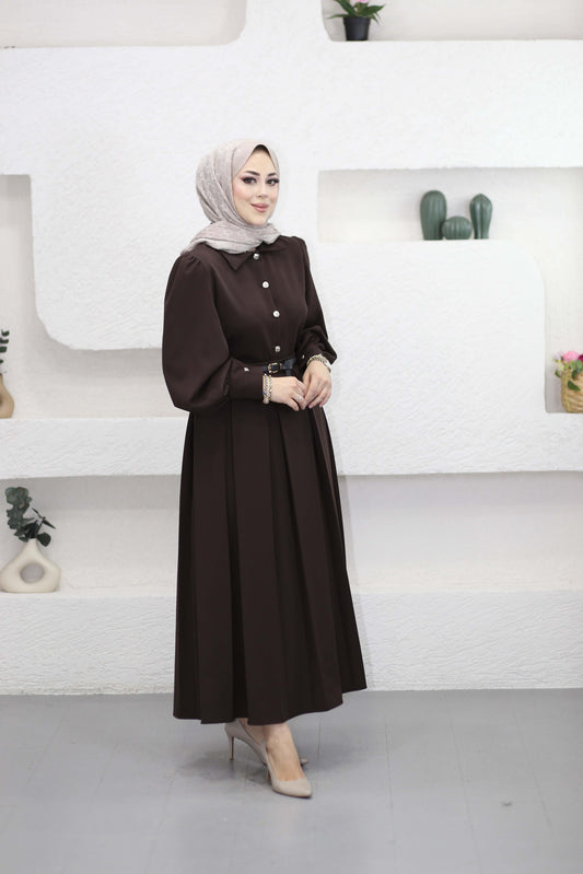 Line pleated skirt set 2