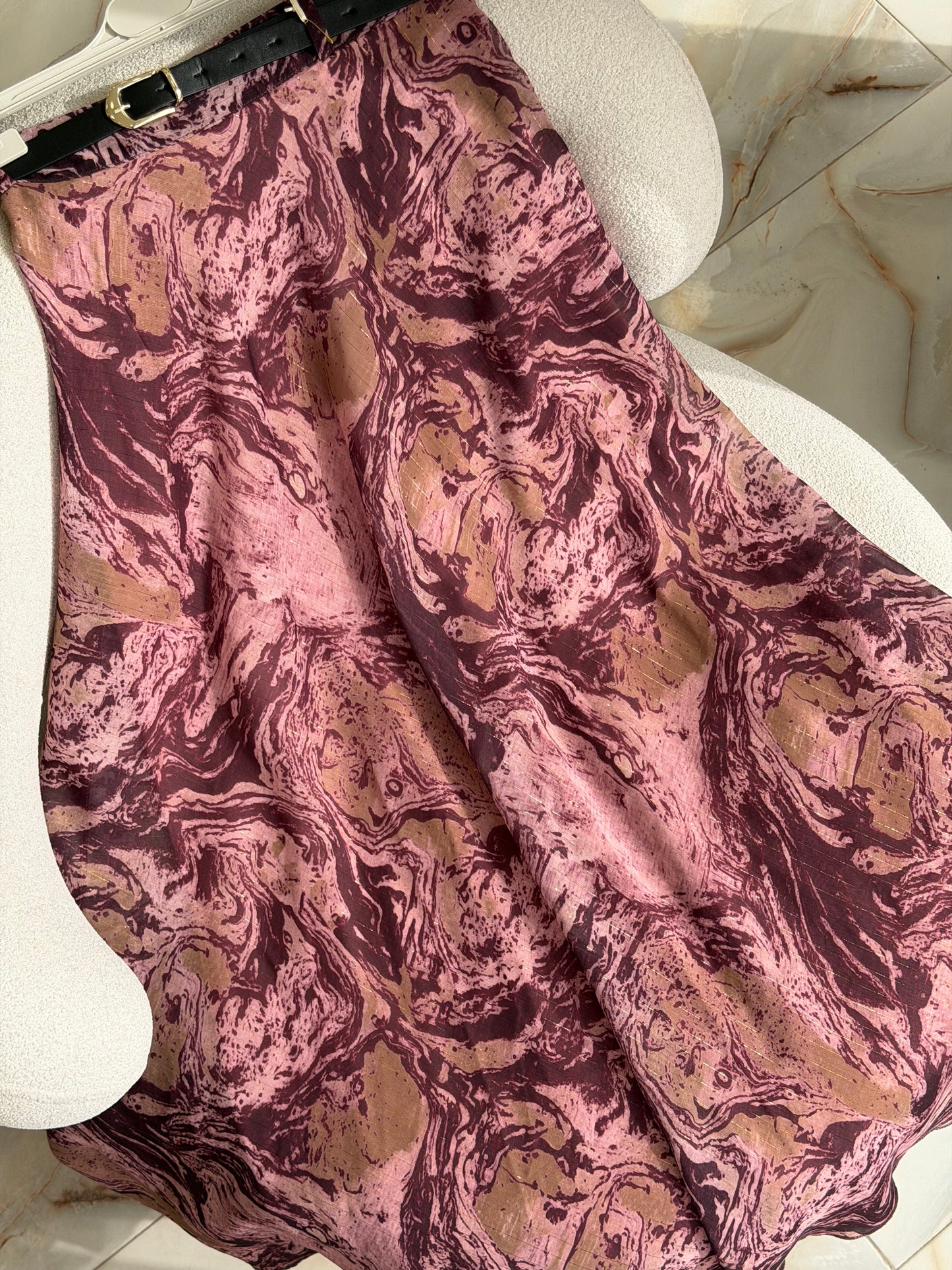 Colorful skirt (water color pattern) 105 cm