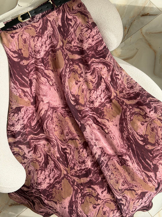 Colorful skirt (water color pattern) 105 cm