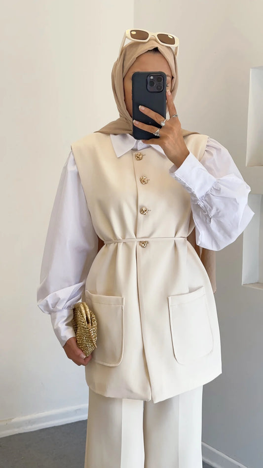 Hooops elegant sleeveless set (ensemble complet)