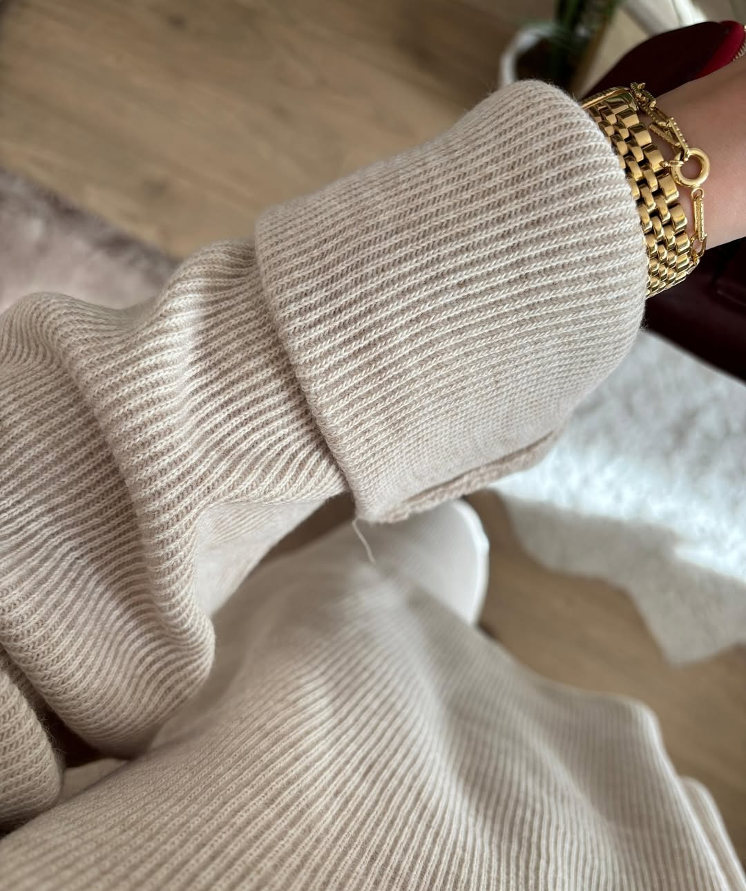 Oversized knitwear set