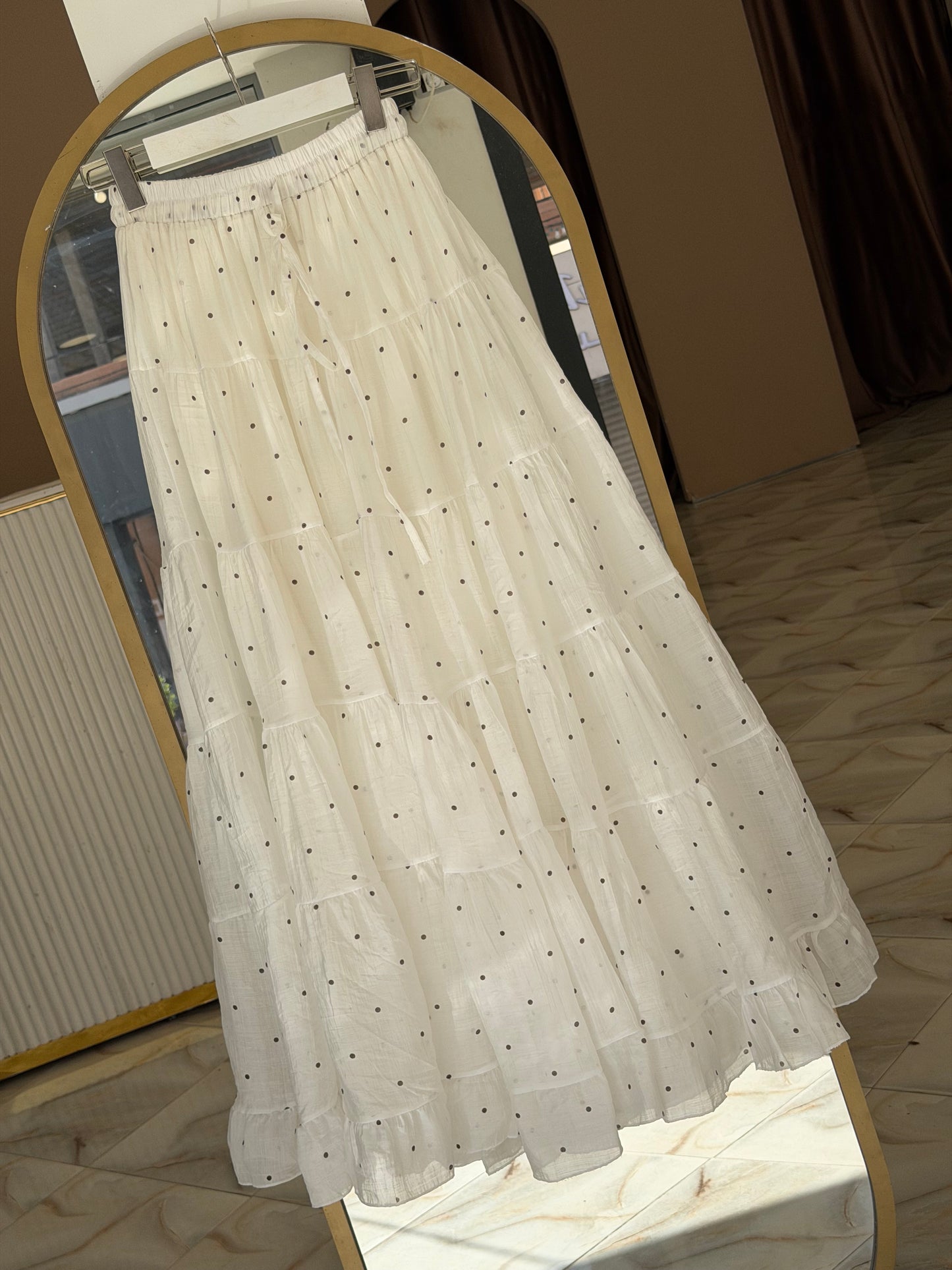 Trending polka dot summer skirt
