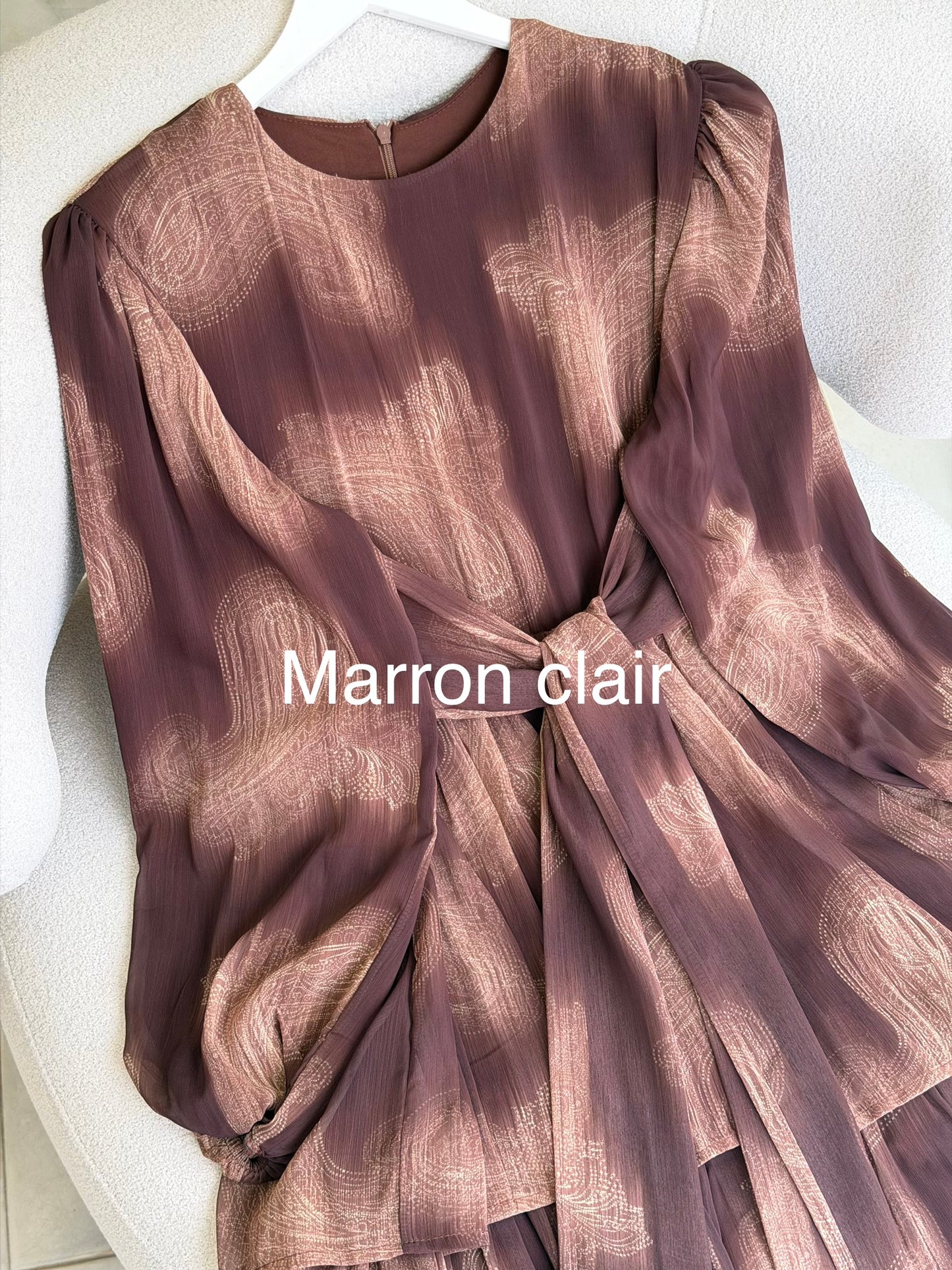 Paisley pattern dress