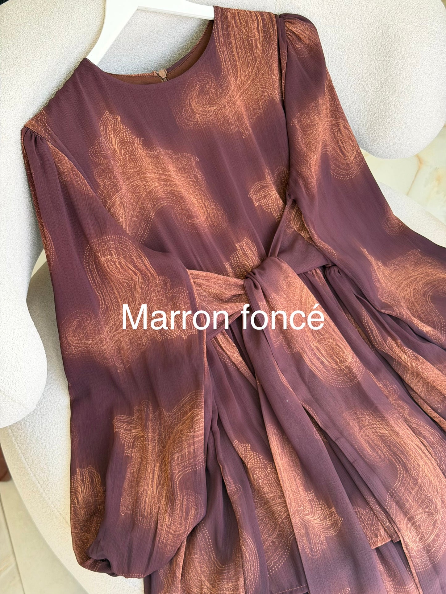 Paisley pattern dress