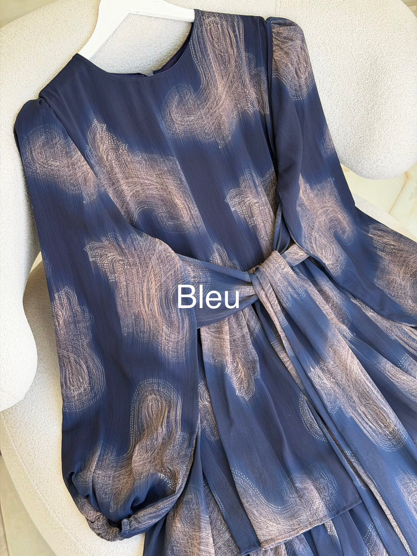 Paisley pattern dress