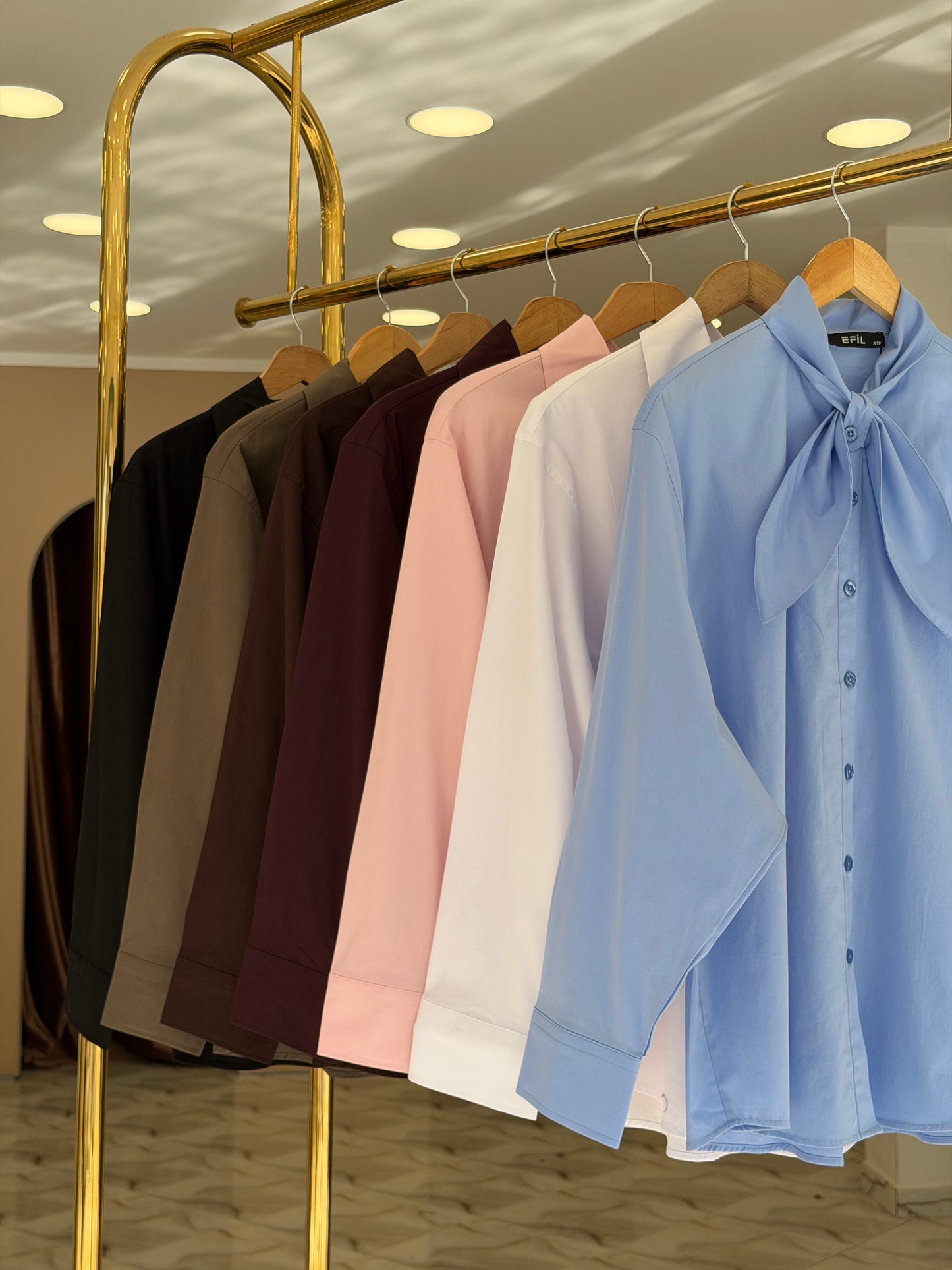 Trending bow tie detail shirt