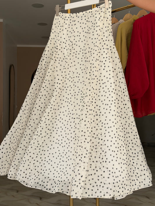 Polka dot skirt