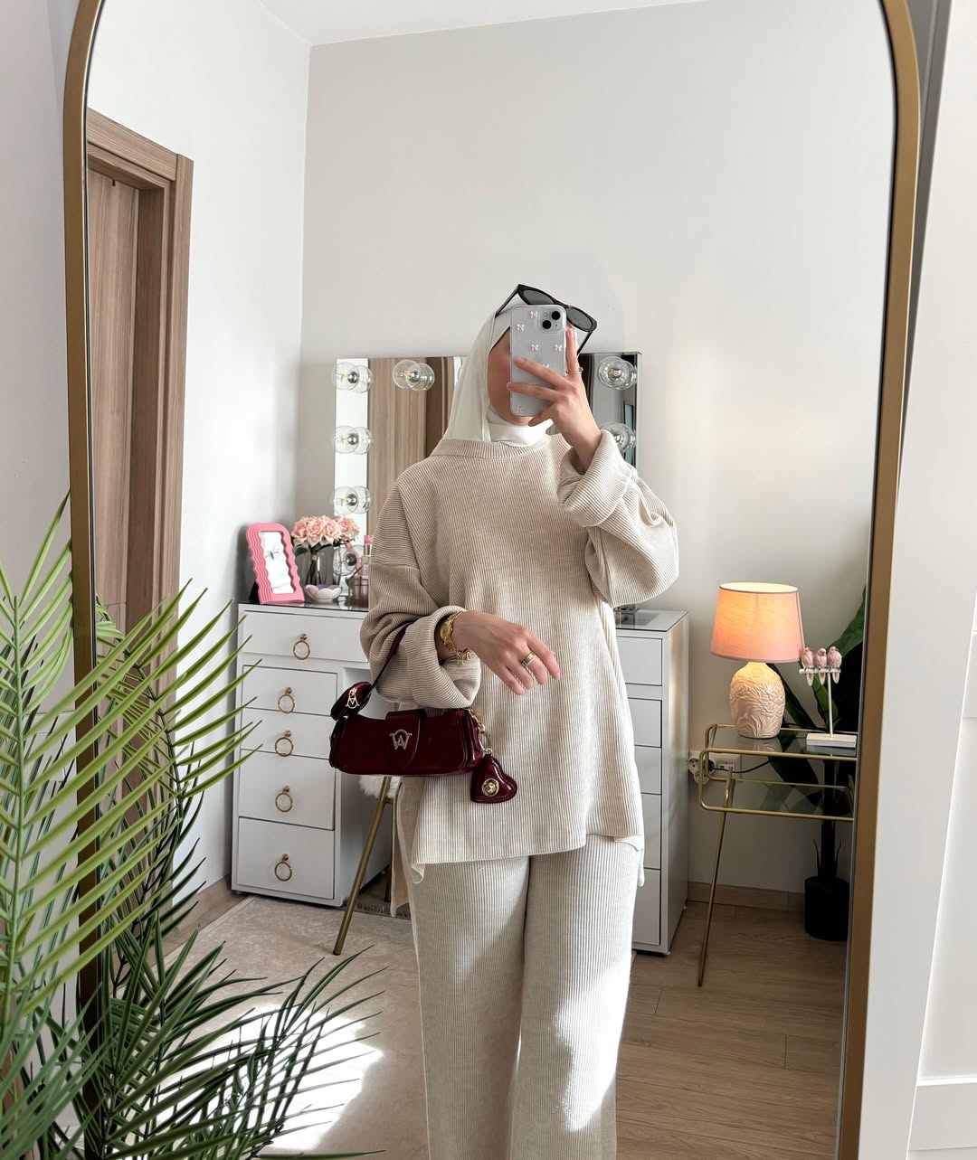 Oversized knitwear set