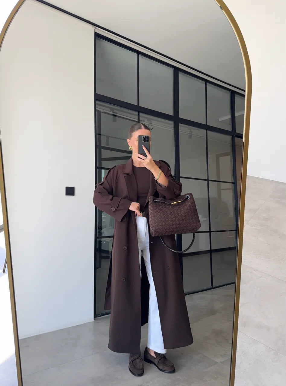 Efil oversized trench coat