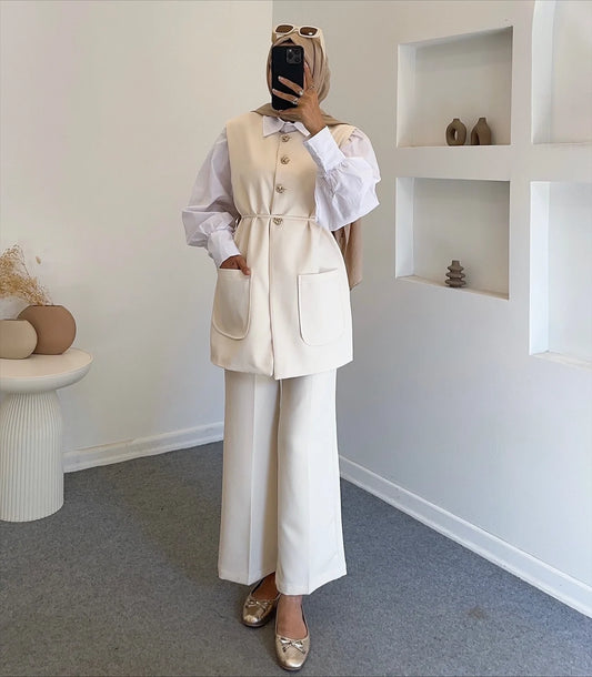 Hooops elegant sleeveless set (ensemble complet)