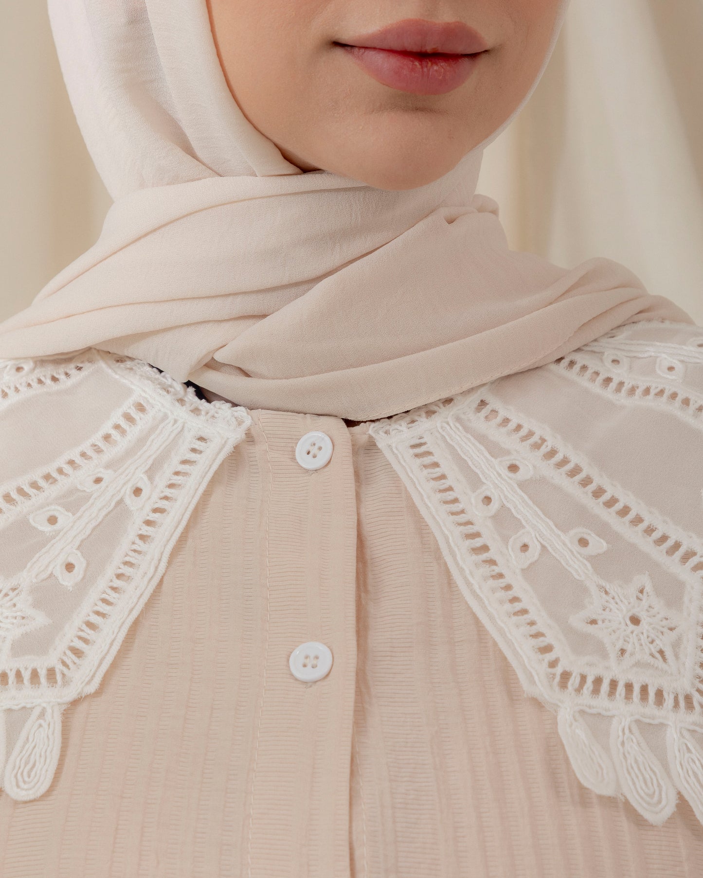 Vintage white collar dress