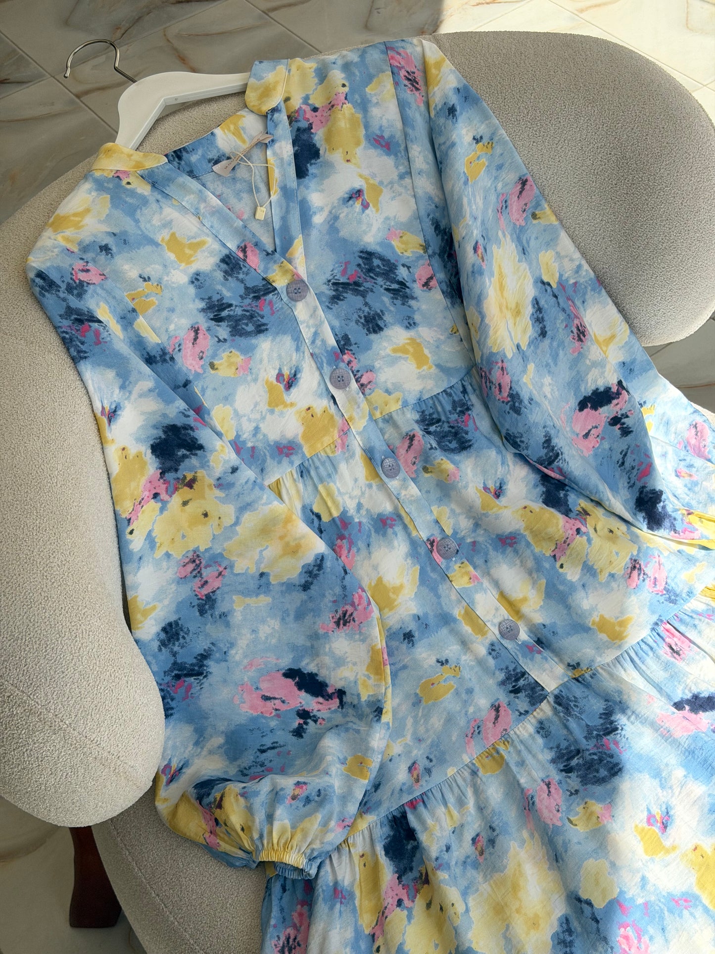 Summer dress (watercolor bloom)