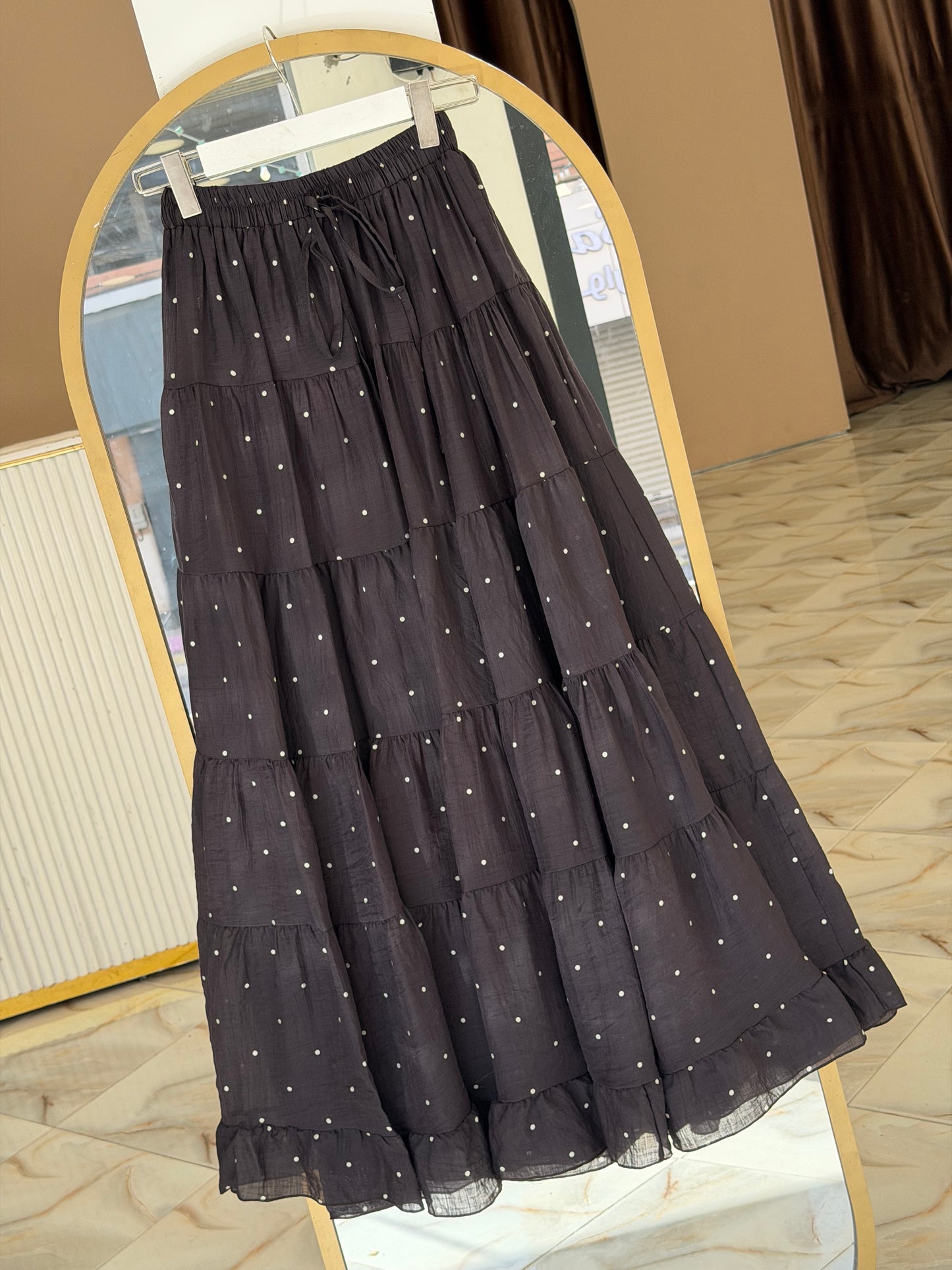 Trending polka dot summer skirt