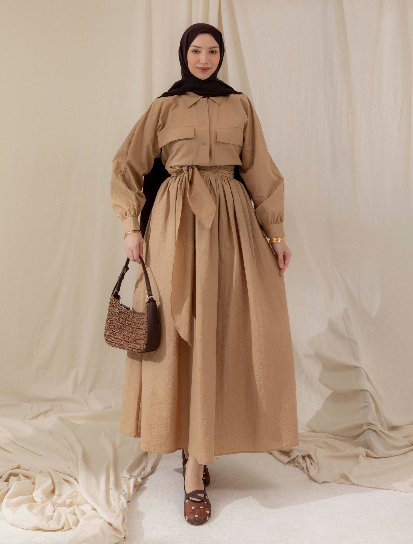 Meri elegant skirt set