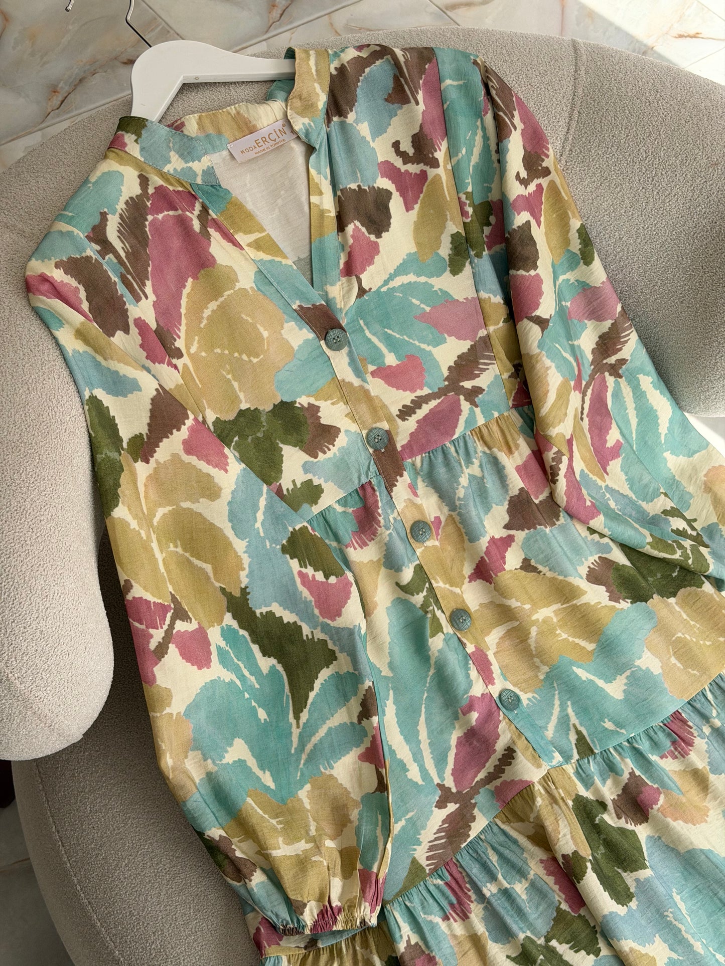 Summer dress (tropical mosaic)