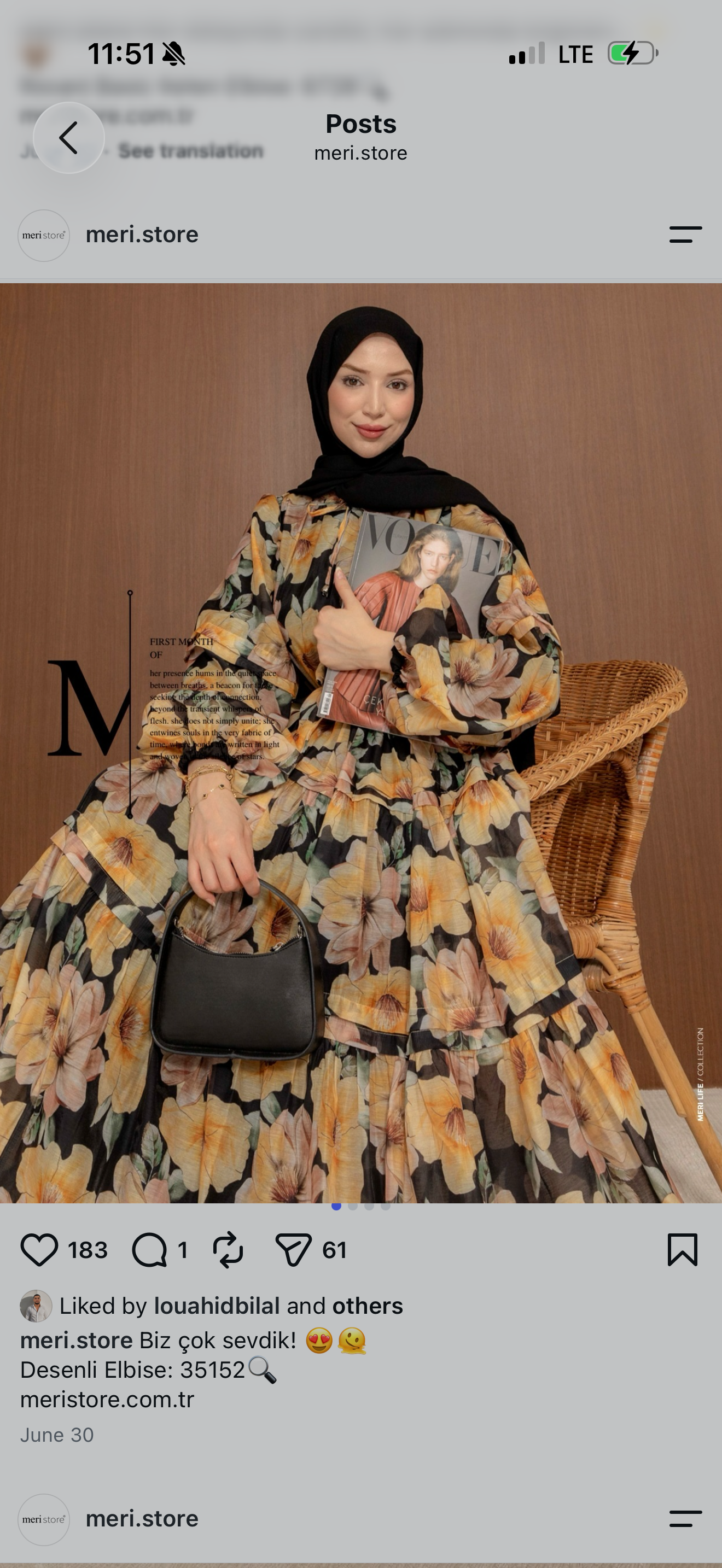 Black and yellow floral dress
