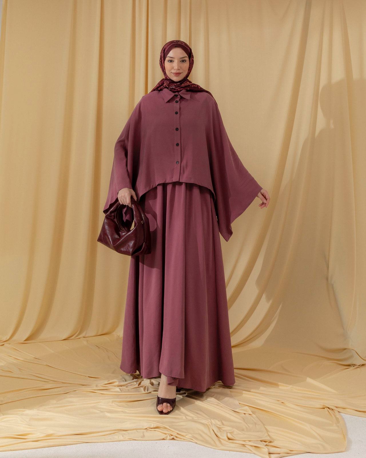 Modest two piece dress