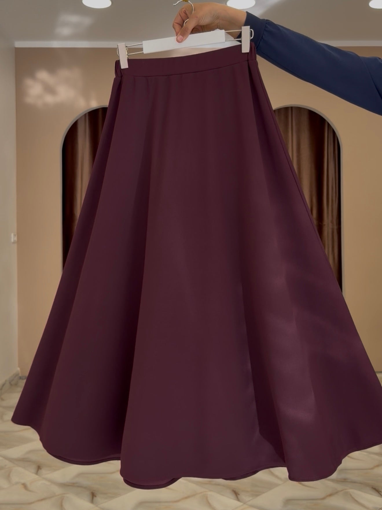 Jupe Sultana (crêpe premium/100cm/cloch).