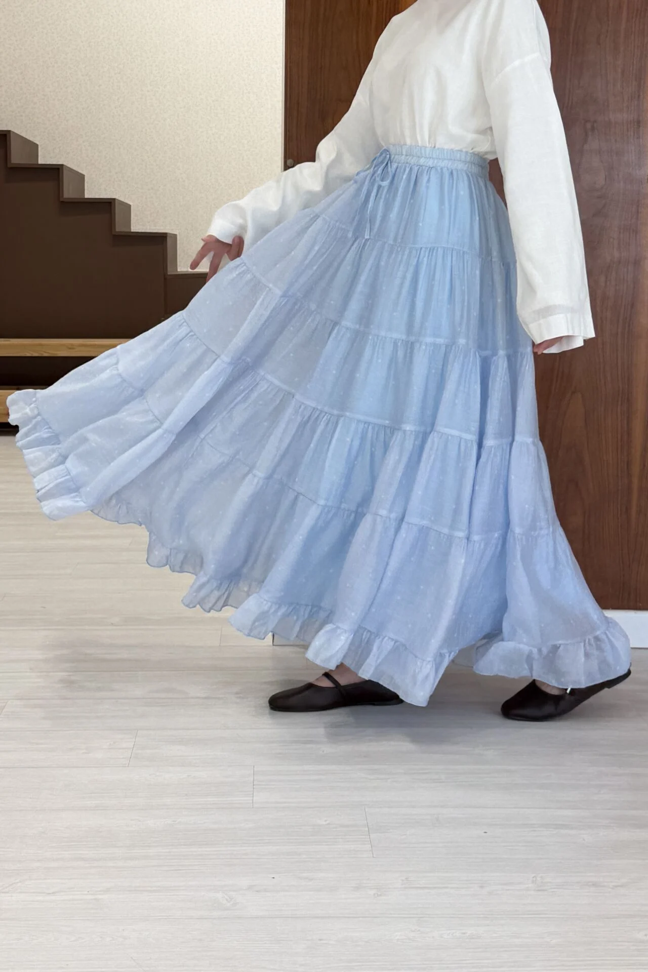 Trending polka dot summer skirt