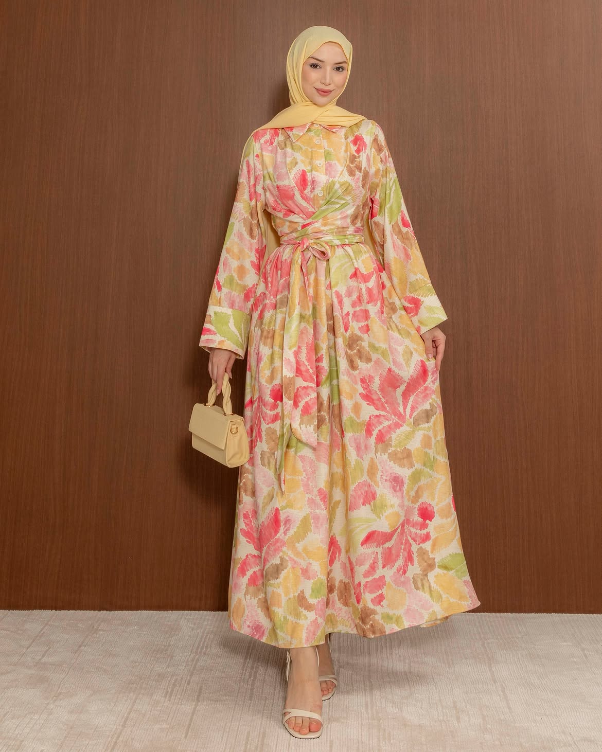 Colorful printed dress