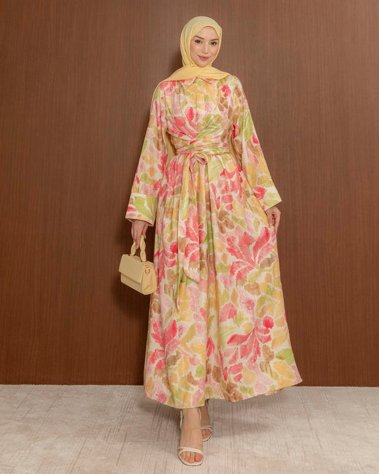 Colorful printed dress