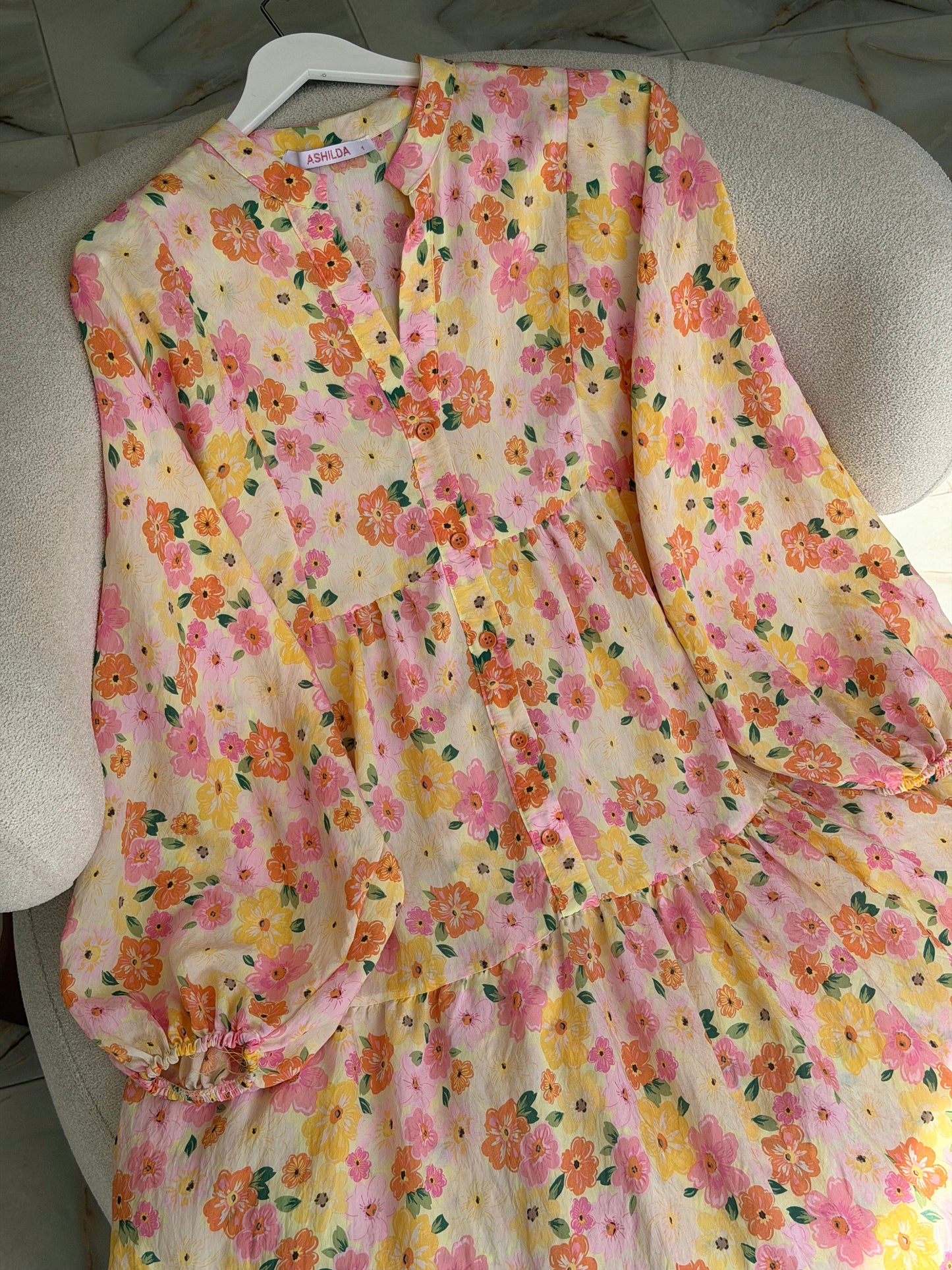 Summer dress (orange dream)