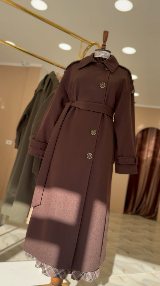 Classy double breasted coat